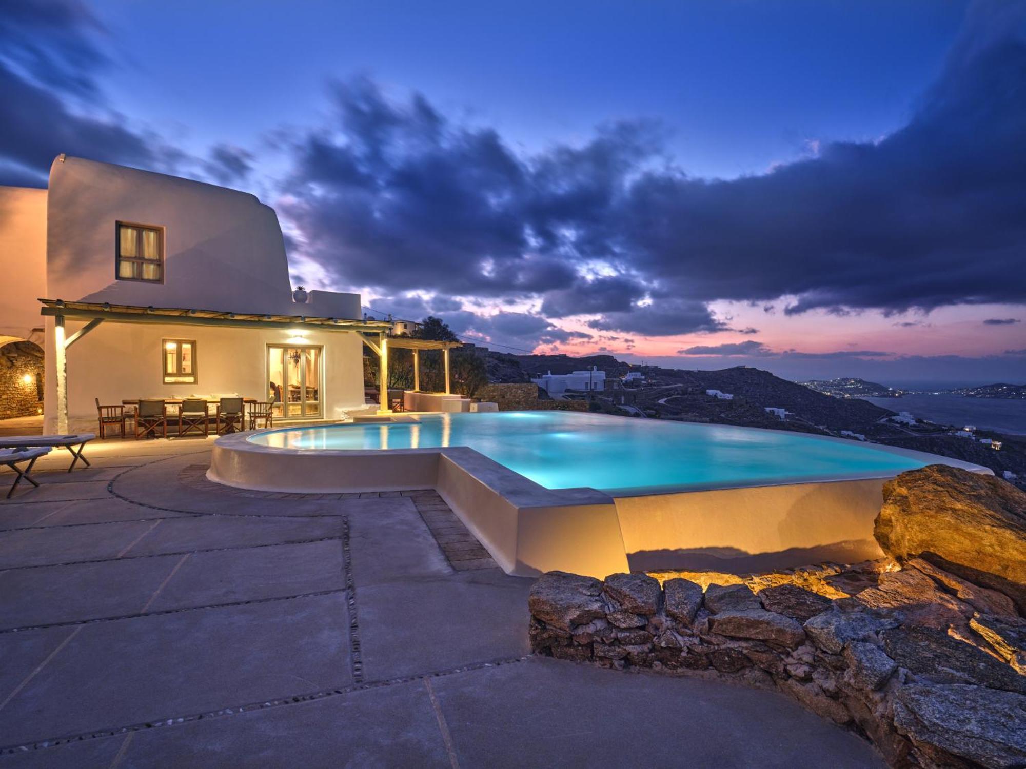 The Eagle'S Nest, Fanari, Mykonos Villa Mykonos Town Exterior photo